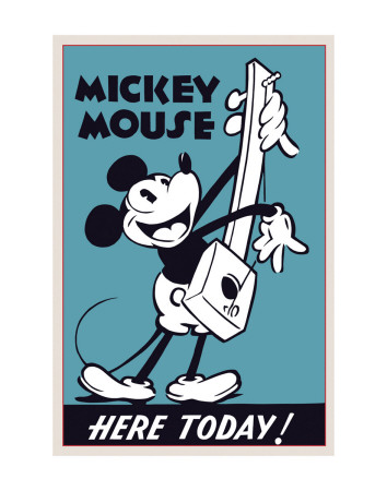 Mickey Mouse Here Today!