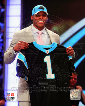 Cam Newton 2011 NFL Draft #1 Pick Poster