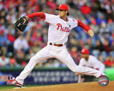 Cole Hamels 2011 Action