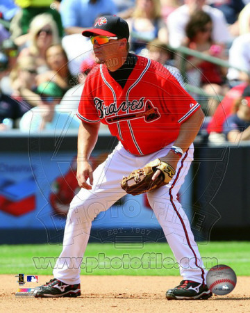 Chipper Jones 2011 Action