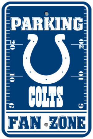 Buy Indianapolis Colts Parking Sign at AllPosters.com