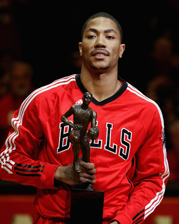 Atlanta Hawks v Chicago Bulls - Game Two, Chicago, IL - MAY 04: Derrick Rose Poster