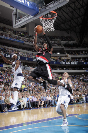 Buy Portland Trailblazers v Dallas Mavericks - Game Five, Dallas, TX - APRIL 25: Gerald Wallace at AllPosters.com