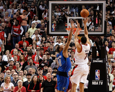 Buy Dallas Mavericks v Portland Trail Blazers - Game Four, Portland, OR - APRIL 23: Brandon Roy and Sha at AllPosters.com