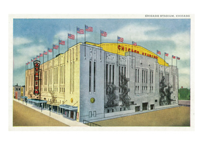 Buy Chicago, Illinois - Chicago Stadium Exterior View at AllPosters.com
