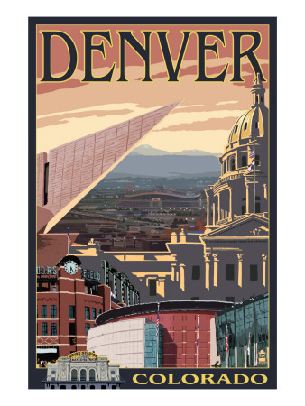 Denver, Colorado - Skyline View