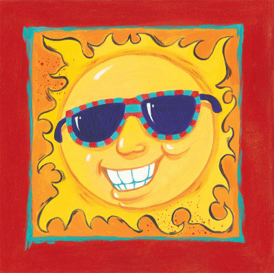 Smiley Sun Poster