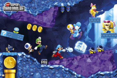 Buy Super Mario Bros. - Mario Under at AllPosters.com