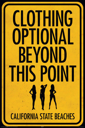 Clothing Optional Posters