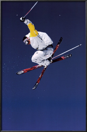Freeride Skier Poster