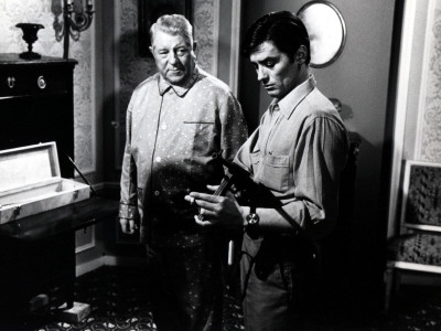 Jean Gabin and Alain Delon: Melodie En Sous Sol, 1963