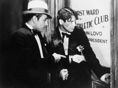 Paul Muni and George Raft: Scarface, 1932