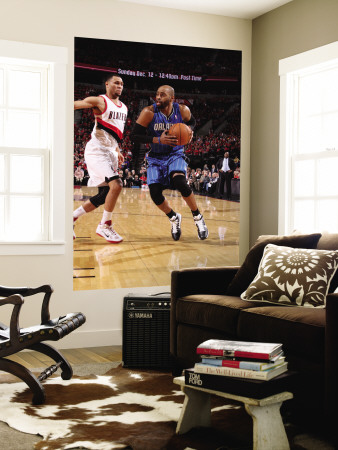 Orlando Magic v Portland Trail Blazers: Brandon Roy and Vince Carter