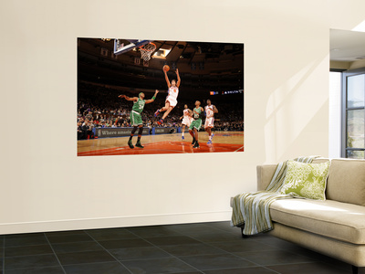 Boston Celtics v New York Knicks: Danilo Gallinari, Paul Pierce and Ray Allen