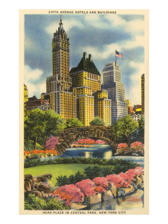 Buildings near Fifth Avenue, Central Park, New York City