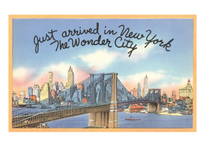 Just Arrived in New York, Brooklyn Bridge