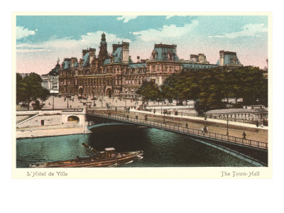 Hotel de Ville, Seine, Paris