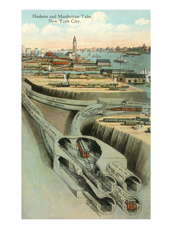 Hudson and Manhattan Tube, New York City