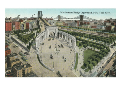 Manhattan Bridge Approach, New York City