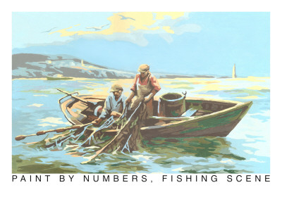 Paint by Numbers, Fishing Scene