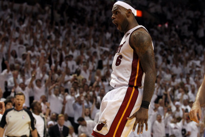 Dallas Mavericks v Miami Heat - Game One, Miami, FL - MAY 31: LeBron James Poster