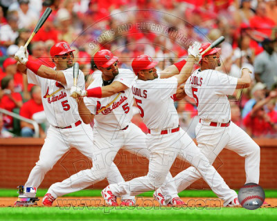 St.Louis Cardinals - Albert Pujols 2011 Multi Exposure