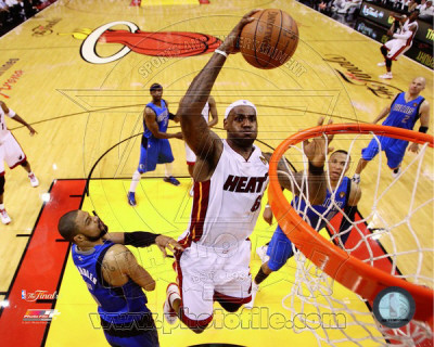 Miami Heat - LeBron James Game One of the 2011 NBA Finals Action(#2) Poster