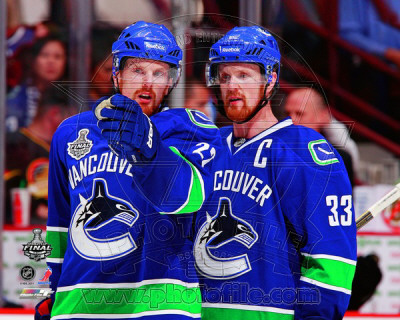 Buy Vancouver Canucks - Henrik Sedin & Daniel Sedin Game 1 of the 2011 NHL Stanley Cup Finals(#6) at AllPosters.com