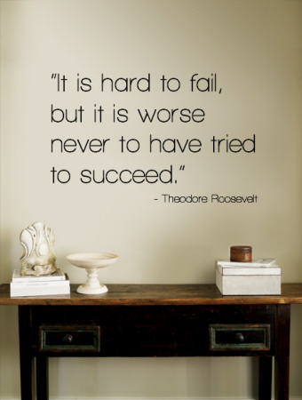 Hard to Fail - Theodore Roosevelt