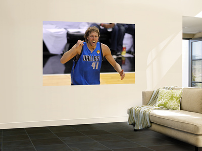 Dallas Mavericks v Miami Heat - Game One, Miami, FL - MAY 31: Dirk Nowitzki Poster