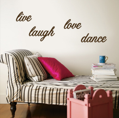Live, Laugh, Love, Dance - Brown