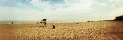 Lifeguard Chair on the Beach, Rockaway Beach, Rockaway, Queens, New York City, New York State, USA