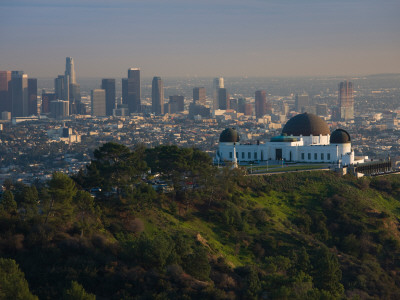 Observatory on a Hill Near Downtown, Griffith Park Observatory, Los Angeles, California, USA