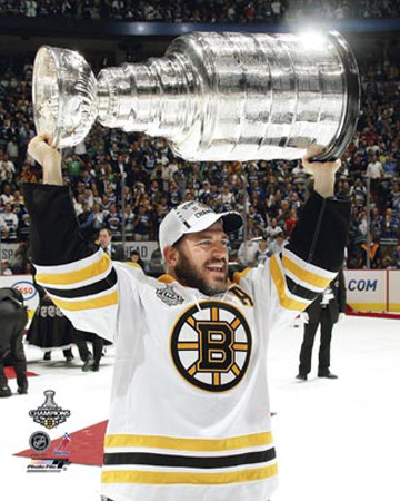Boston Bruins - Mark Recchi w/ Stanley Cup Poster