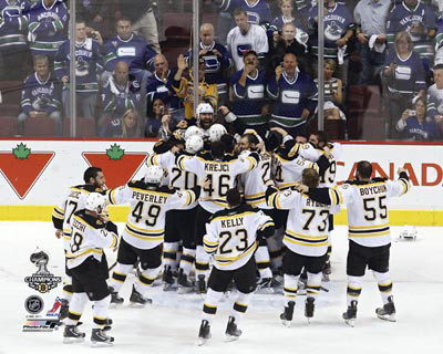 Boston Bruins - Celebration by Goal Poster