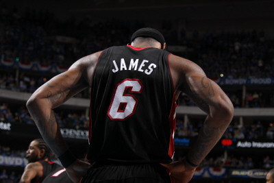 Miami Heat v Dallas Mavericks - Game Five, Dallas, TX -June 9: LeBron James Poster
