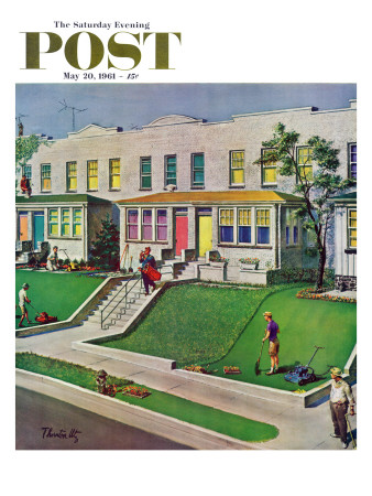 Buy "I'd Rather Be Golfing," Saturday Evening Post Cover, May 20, 1961 at AllPosters.com