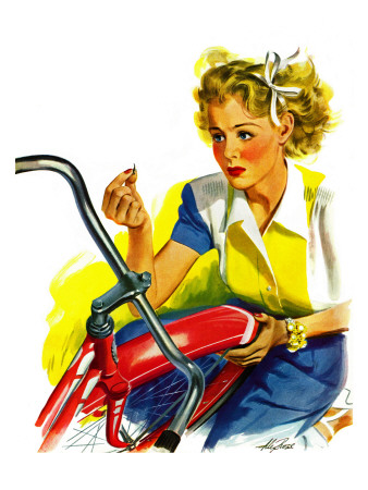 "Flat Bike Tire," July 24, 1943