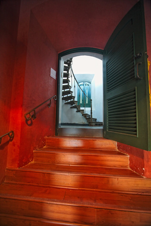 Buy Red Doorway, Los Morillos Lighthouse, Puerto Rico at AllPosters.com