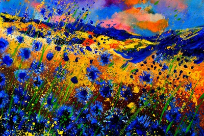 Blue Cornflowers 756