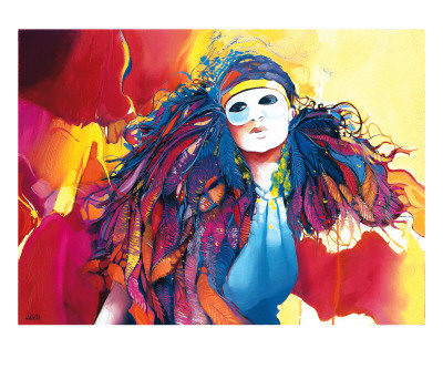 Ramages Multicolores Poster