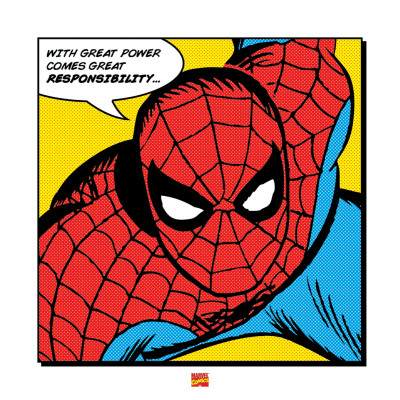 Spider-Man: With Great Power Kunstdruck