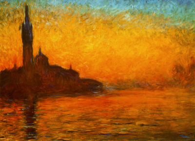Buy Monet - Venice by Twilight at AllPosters.com