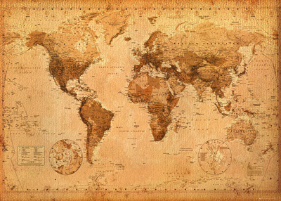 World Map- Antique