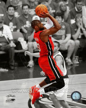 Dwyane Wade Game 3 of the 2011 NBA Finals Spotlight Action(#21) Poster