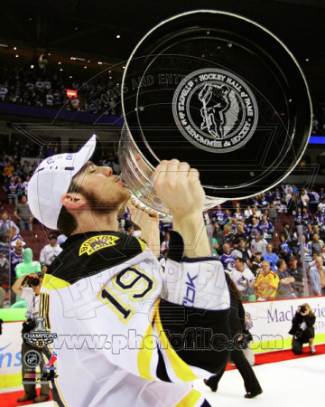 Tyler Seguin with the Stanley Cup Game 7 of the 2011 NHL Stanley Cup Finals(#49) Poster