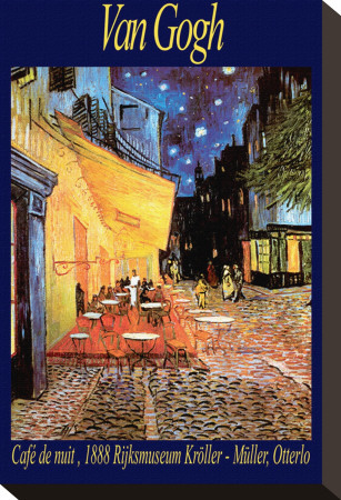Buy The Caf&eacute; Terrace on the Place du Forum, Arles, at Night, c.1888 at AllPosters.com