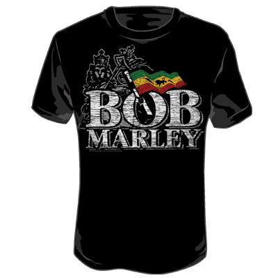 Bob Marley - Distressed Logo