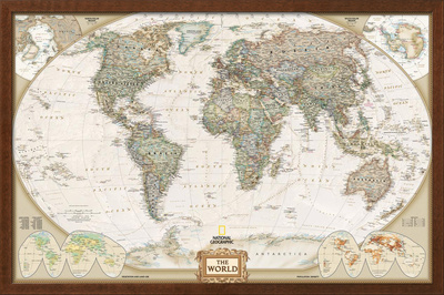 World Political Map, Executive Style