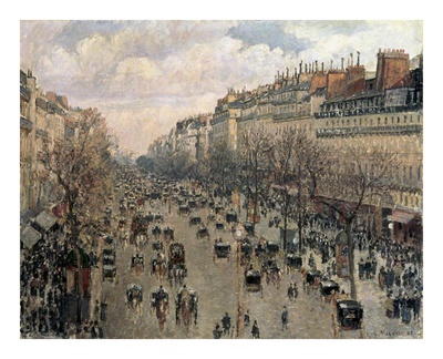 Boulevard Montmartre, Afternoon Sun, 1897